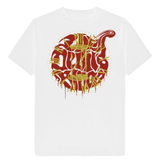 Image of The Devil's Blood Clock White T-Shirt
