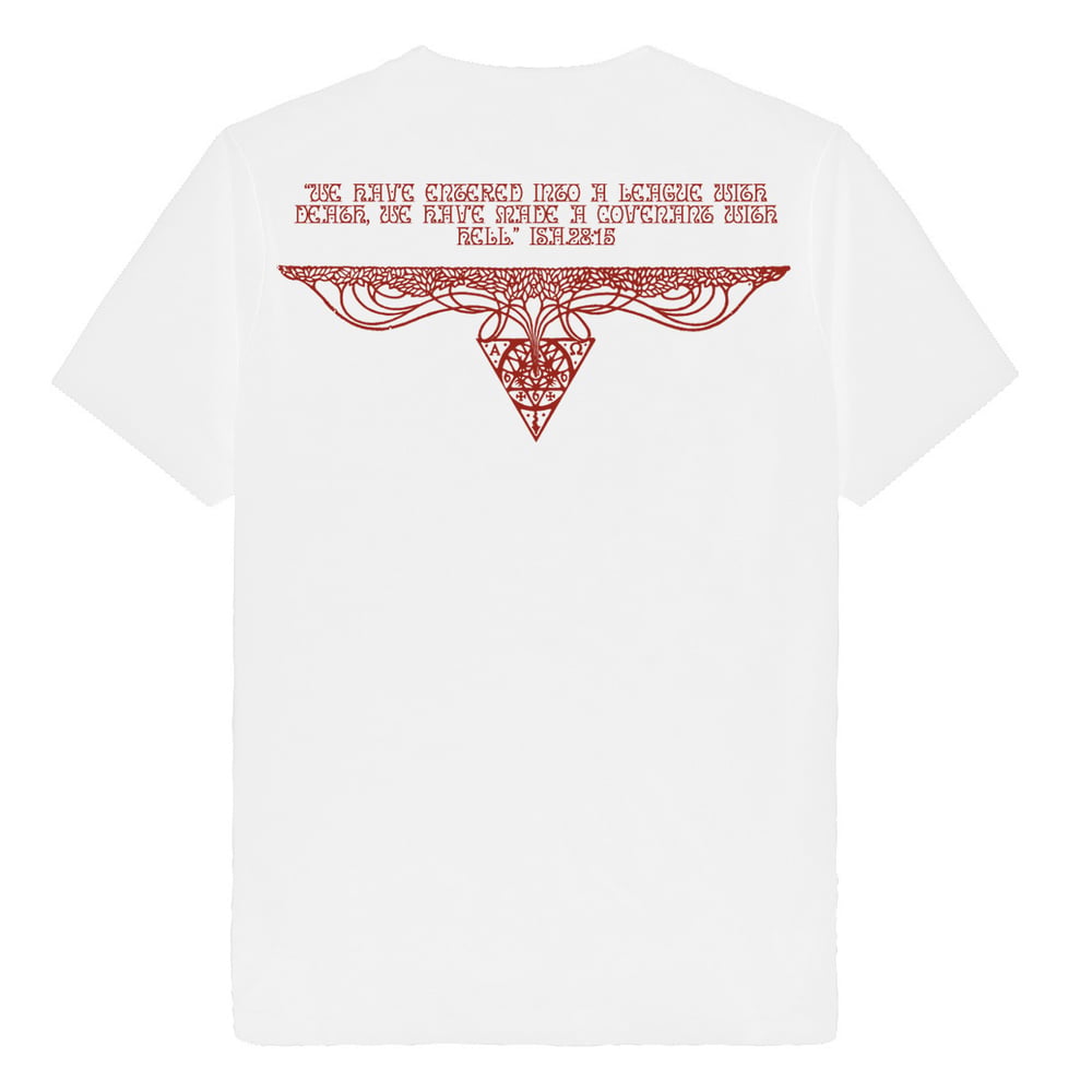 Image of The Devil's Blood Clock White T-Shirt