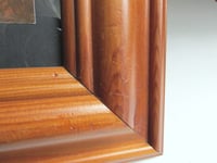 Image 9 of Landscape Stream & Watermills by Meynder Hobbema (b 1638) Small Vintage Print, Framed (frame wear)