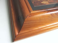 Image 10 of Landscape Stream & Watermills by Meynder Hobbema (b 1638) Small Vintage Print, Framed (frame wear)