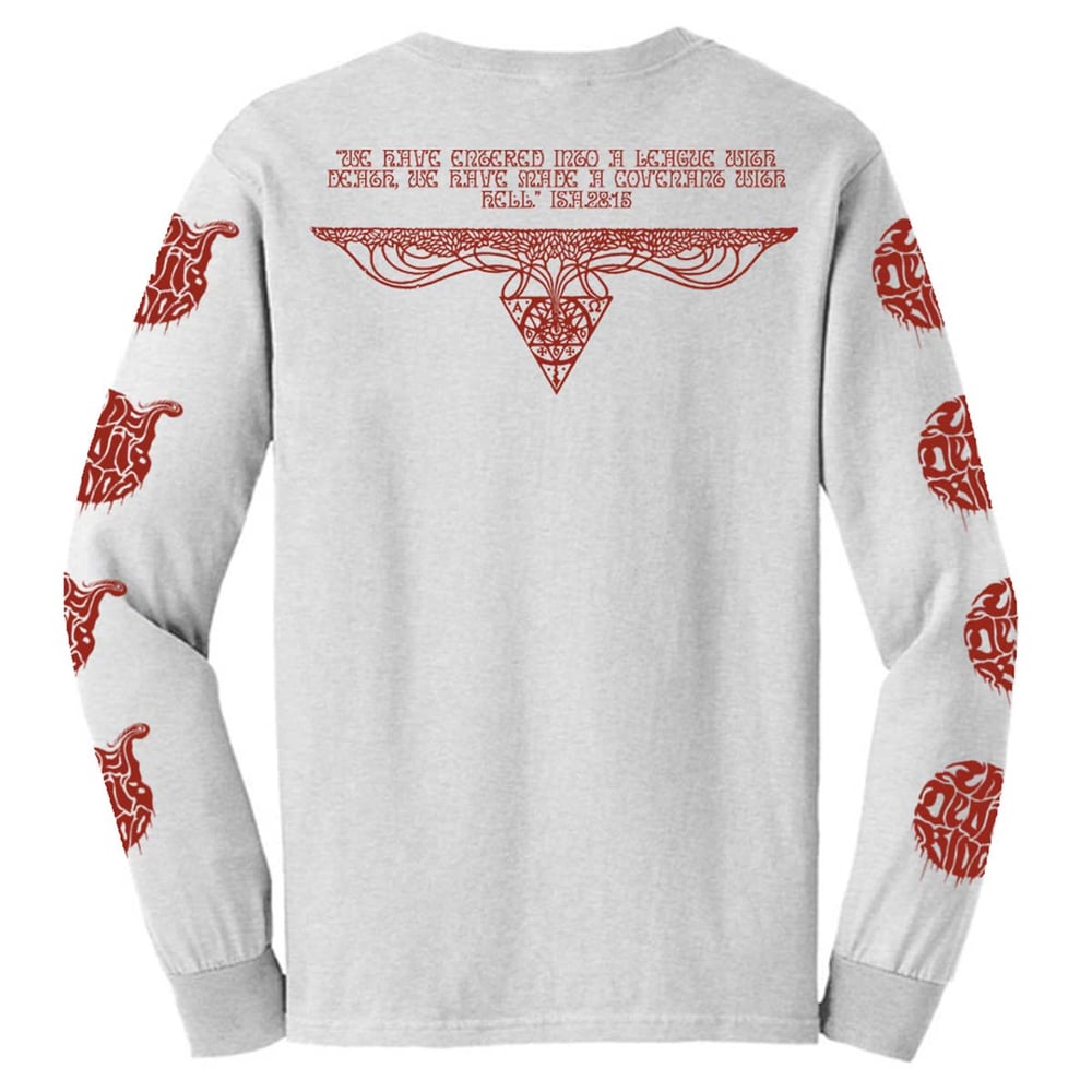 Image of The Devil's Blood Clock Heather Grey Long Sleeve T-Shirt