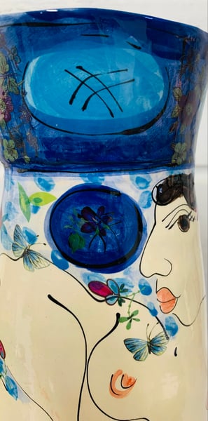 Image of Large Blue vase