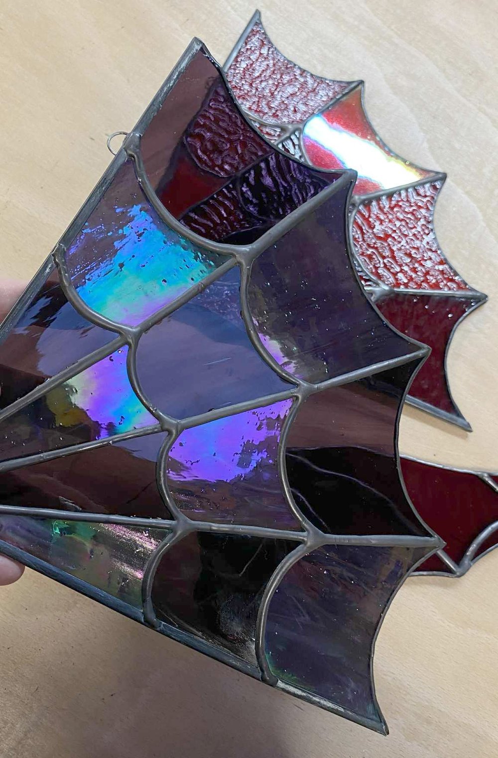 Copy of Spider web - Purple iridescent