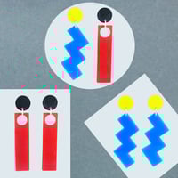 Image 1 of WAVE / DOT / DASH Earrings