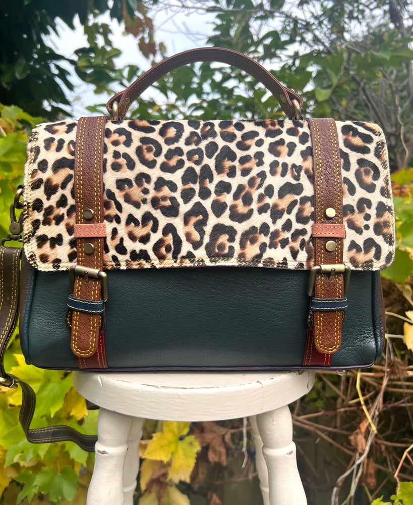 Image of Harlequin Collection - Multi-Coloured Recycled Leather #50A