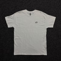 Image 3 of multilogo crew shirt white