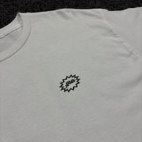 Image 4 of multilogo crew shirt white