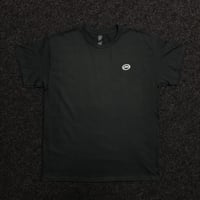 Image 3 of multilogo crew shirt black