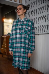 Image 1 of Maxi abito in flanella