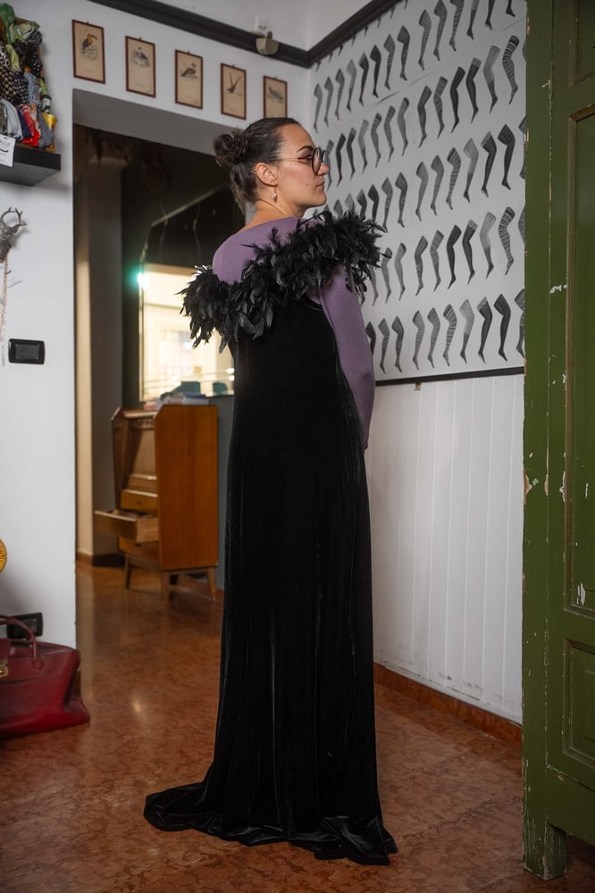 Image of Abito piume