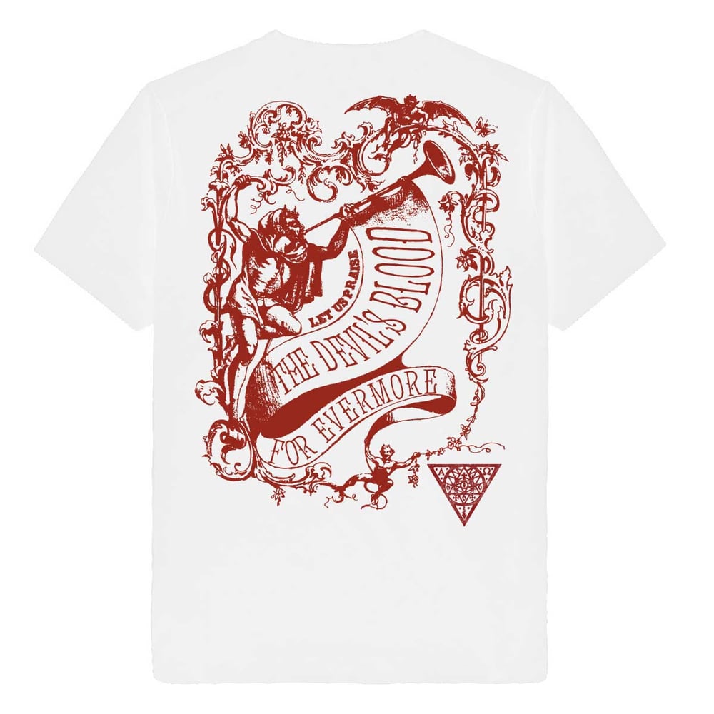 Image of The Devil's Blood Let Us Praise White T-Shirt