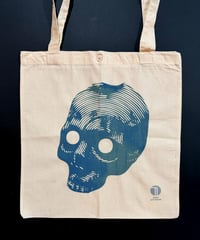Image 5 of Skull Tote Bag - Screen Printed