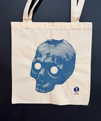 Image 6 of Skull Tote Bag - Screen Printed