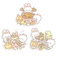 Foodie Party Sticker Flakes