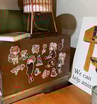 Image 3 of 'Flesh, Blood, & Concrete' vinyl sticker sheet