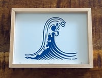 Image 1 of Lino print "Reef Wave" - Signed Limited Edition.
