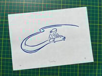 Image 3 of Lino print "Skate flow" - Signed Limited Edition.