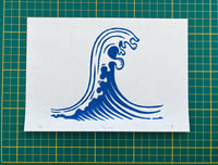 Image 4 of Lino print "Reef Wave" - Signed Limited Edition.
