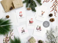 Image 1 of Santa Christmas Collection -  Set of 5 or 10 Cards 