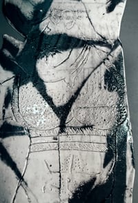 Image 2 of Lee - Nerikomi Hand Etched Tile