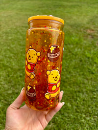 Image 2 of 20oz Honey Drip Bear Snow Globe Cup 