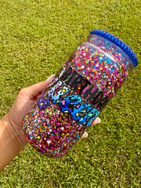 Image 1 of 16oz Acrylic Birthday Queen Cup 