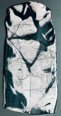 Image 1 of Noah - Hand Etched Nerikomi Tile