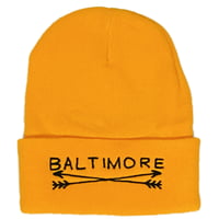 Baltimore Arrows Beanie Gold/Black (free shipping)