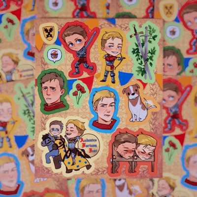 Image of Hansry sticker sheet