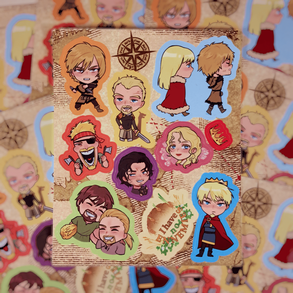 Image of Vinland (s1-2) sticker sheet