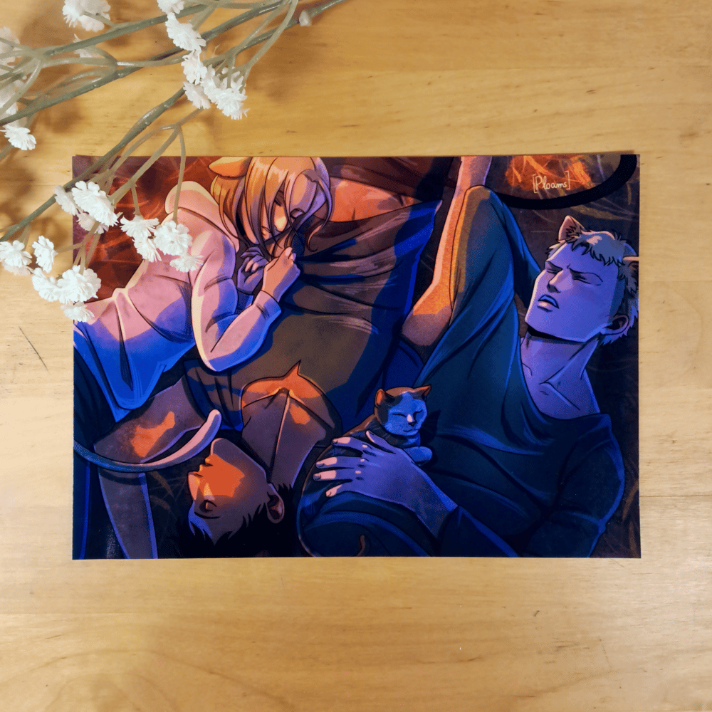 Image of Sleeping kitties - medium print