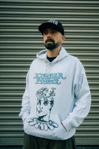 Image 2 of Flower Head Hoodie Grey *Sale*