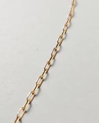 Image 4 of 14k gold filled fine 'mini' paperclip chain