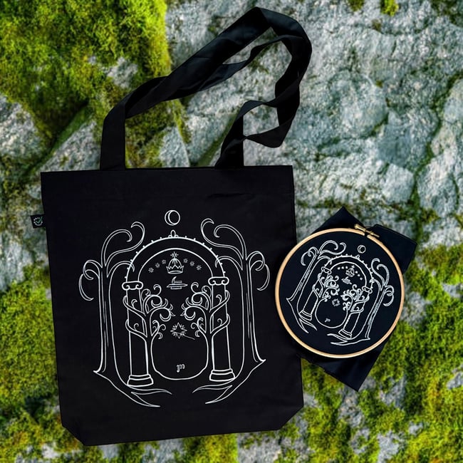 THE DOORS OF DURIN *EMBROIDERY KIT* - adapted by Anna Stead