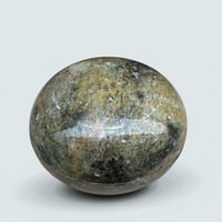 Image 2 of Boîte en pierre verte naturelle vintage 1970 -  Boîte à bijoux en pierre verte