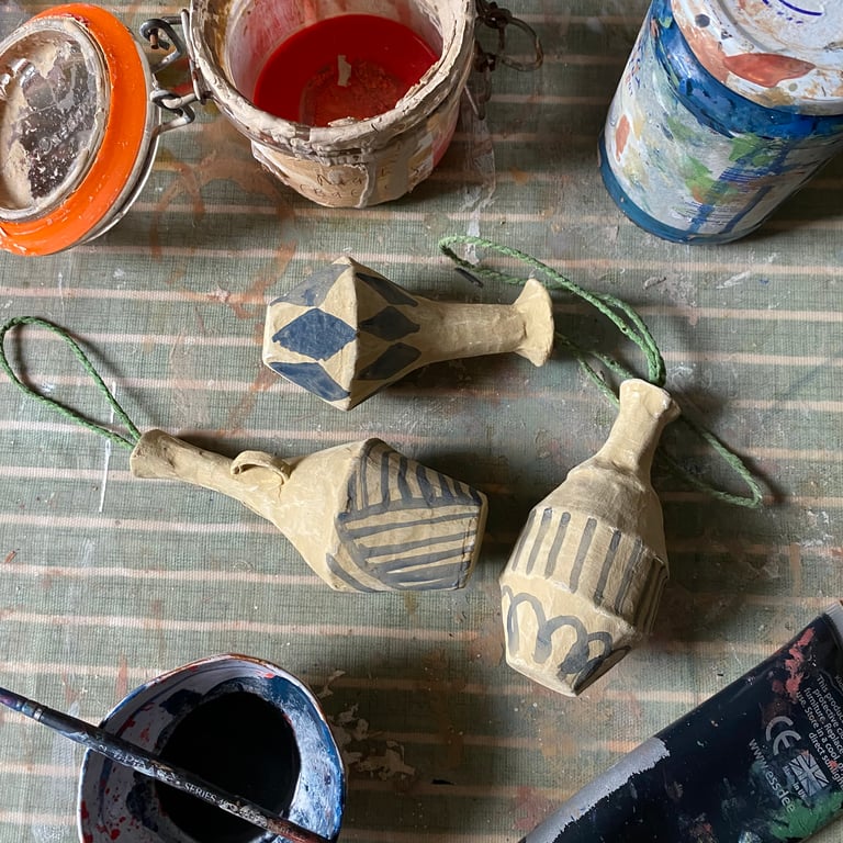 Hanging Paper Vessel Workshop Image 4