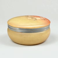 Image 4 of Grande Boîte à bijoux en albâtre avec fleurs de cerisier rose - vintage 1970s.