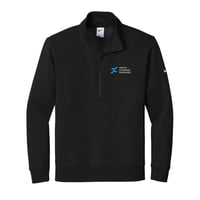 Image 2 of Nike Club Fleece Sleeve Swoosh 1/2-Zip NKDX6718