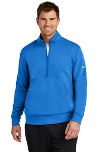 Image 5 of Nike Club Fleece Sleeve Swoosh 1/2-Zip NKDX6718