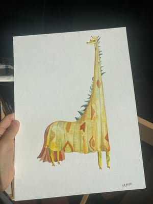 Giraffe from Memory (ORIGINAL)
