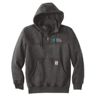 Image 2 of Carhartt Rain Defender Hooded Zip Sweatshirt CT100617