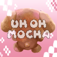 Image 2 of ☆彡UH OH MOCHA Keychain!