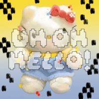 Image 1 of ☆彡UH OH HELLO Keychain!