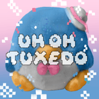 Image 1 of ☆彡UH OH TUXEDO Keychain!