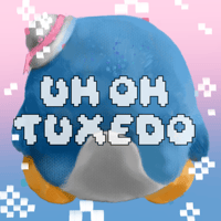 Image 2 of ☆彡UH OH TUXEDO Keychain!