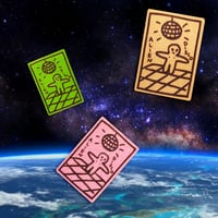 Image 1 of ✨[Reflective Alien Tim] Stickers