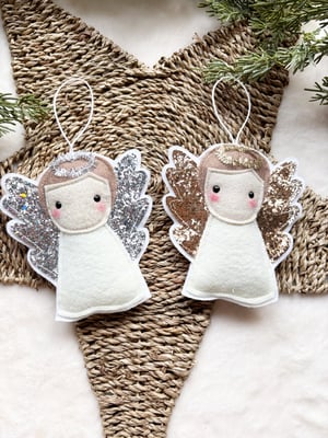 Image of Christmas angel decorations