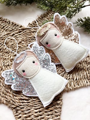 Image of Christmas angel decorations