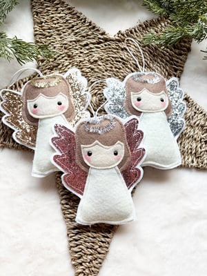 Image of Christmas angel decorations