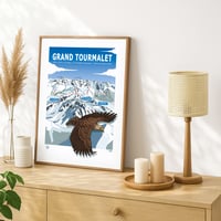 Image 2 of Affiche plan des pistes GRAND TOURMALET